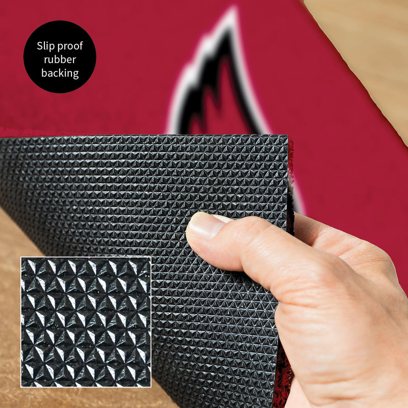 Full Color PVC Mat, 16" x 28", Arizona Cardinals