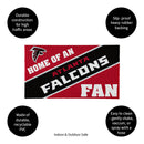 Atlanta Falcons, PVC Mat COLOR, Home of a Fan