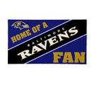 Baltimore Ravens, PVC Mat COLOR, Home of a Fan