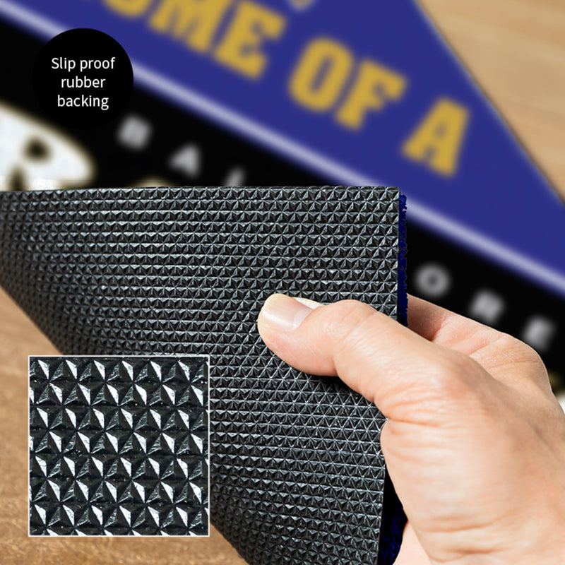 Baltimore Ravens, PVC Mat COLOR, Home of a Fan