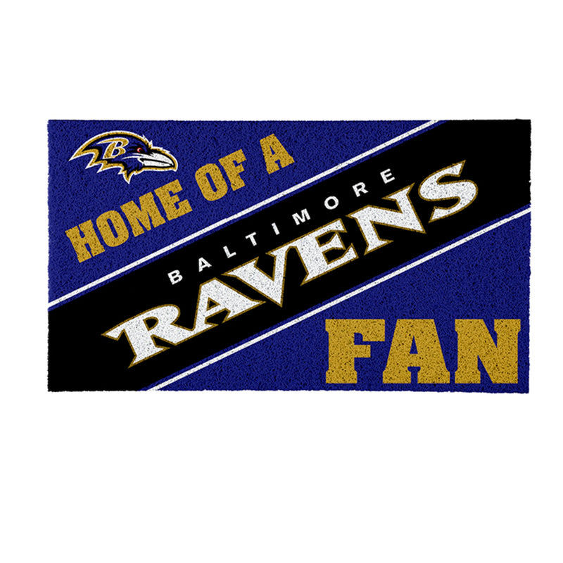 Baltimore Ravens, PVC Mat COLOR, Home of a Fan