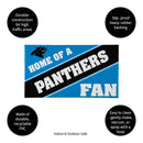 Carolina Panthers, PVC Mat COLOR, Home of a Fan