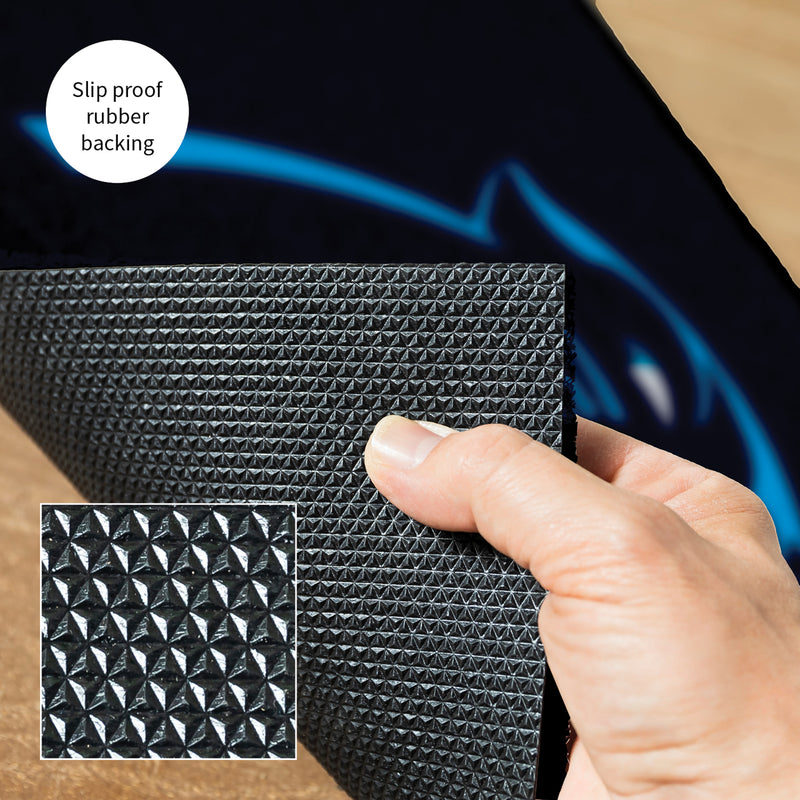 Full Color PVC Mat, 16" x 28", Carolina Panthers