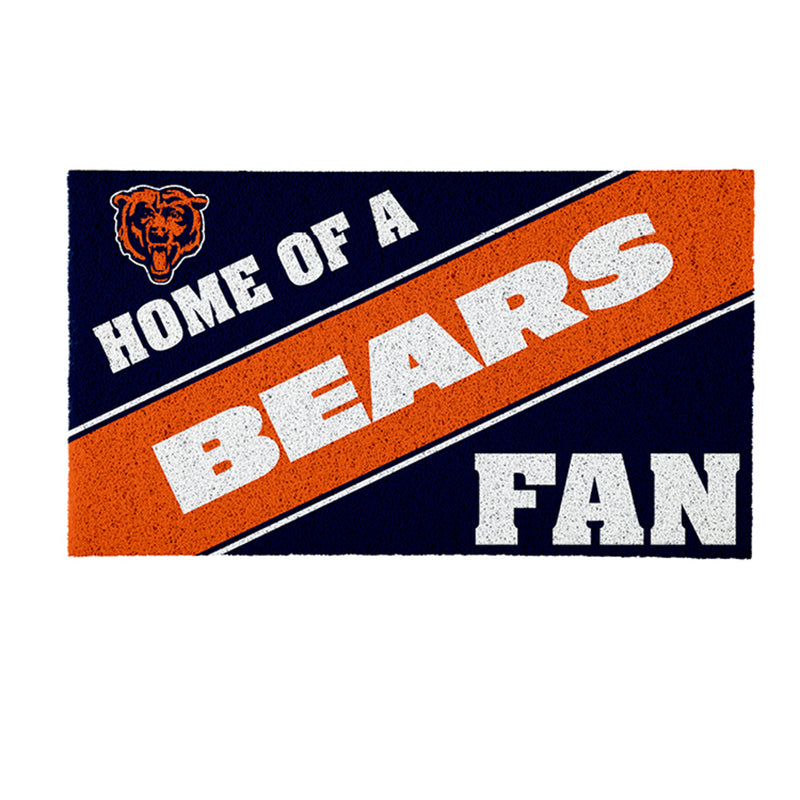 Chicago Bears, PVC Mat COLOR, Home of a Fan