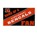 Cincinnati Bengals, PVC Mat COLOR, Home of a Fan
