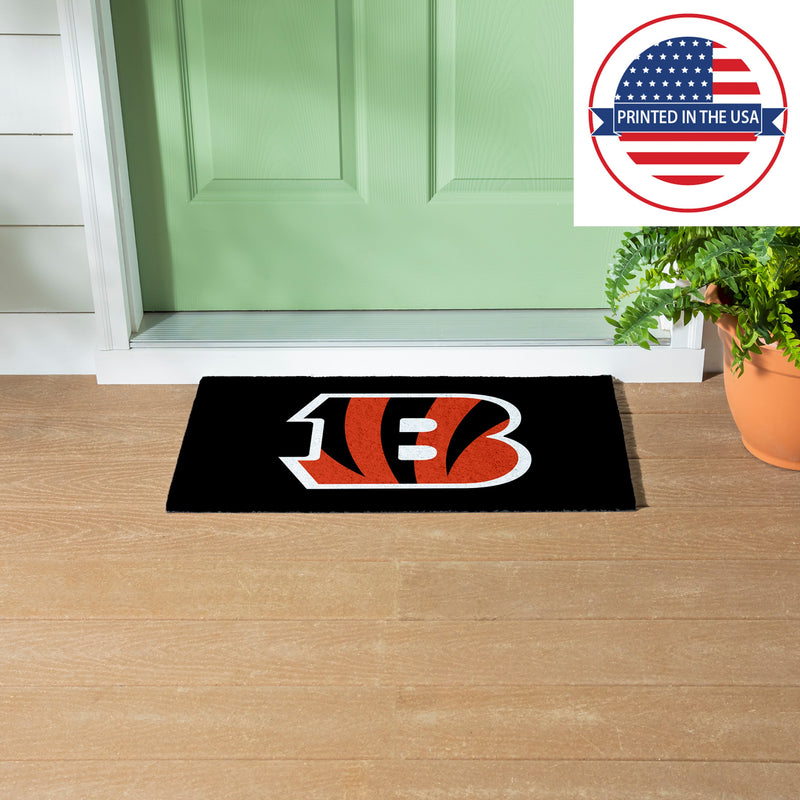 Full Color PVC Mat, 16" x 28", Cincinnati Bengals