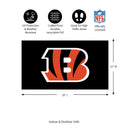 Full Color PVC Mat, 16" x 28", Cincinnati Bengals
