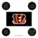 Full Color PVC Mat, 16" x 28", Cincinnati Bengals