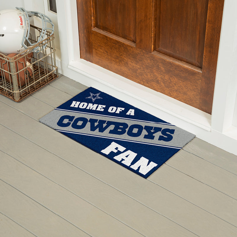 Dallas Cowboys, PVC Mat COLOR, Home of a Fan