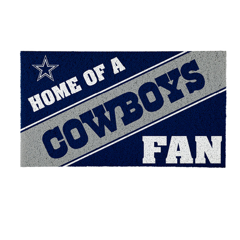 Dallas Cowboys, PVC Mat COLOR, Home of a Fan