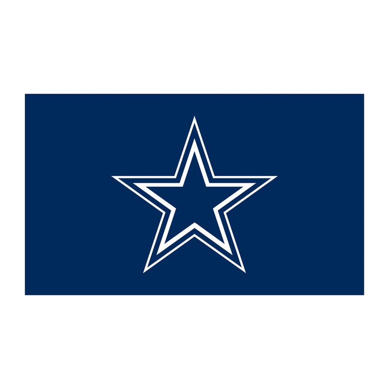 Full Color PVC Mat, 16" x 28", Dallas Cowboys