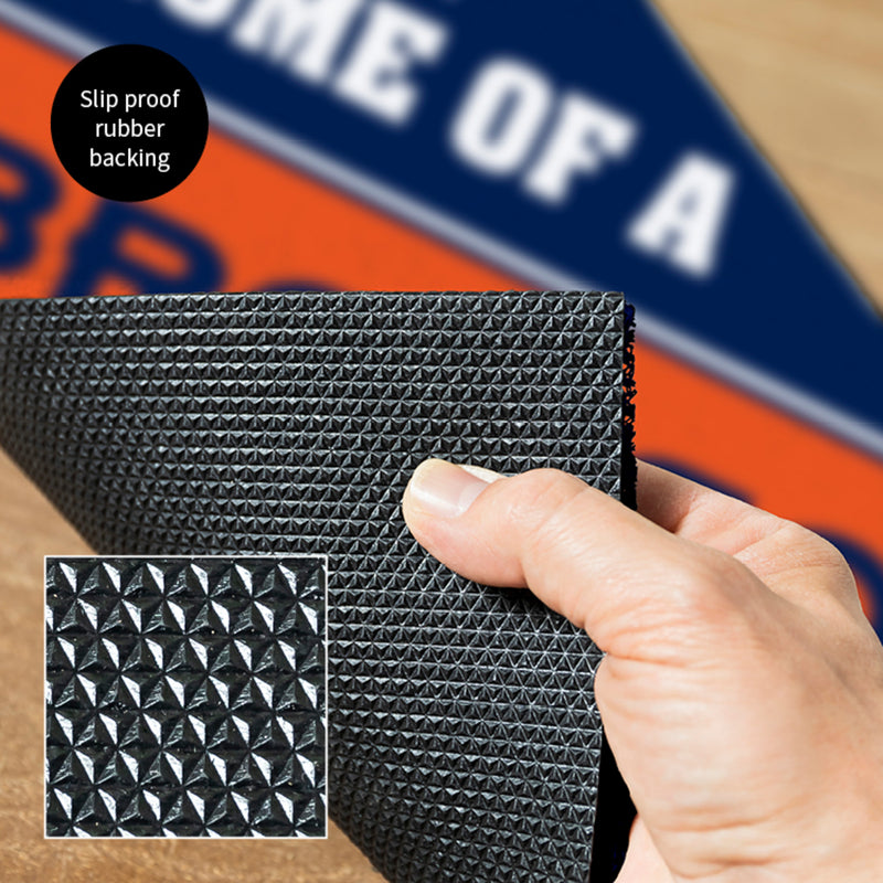 Denver Broncos, PVC Mat COLOR, Home of a Fan