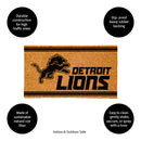 Detroit Lions, Coir Mat 1C