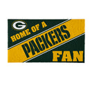 Green Bay Packers, PVC Mat COLOR, Home of a Fan