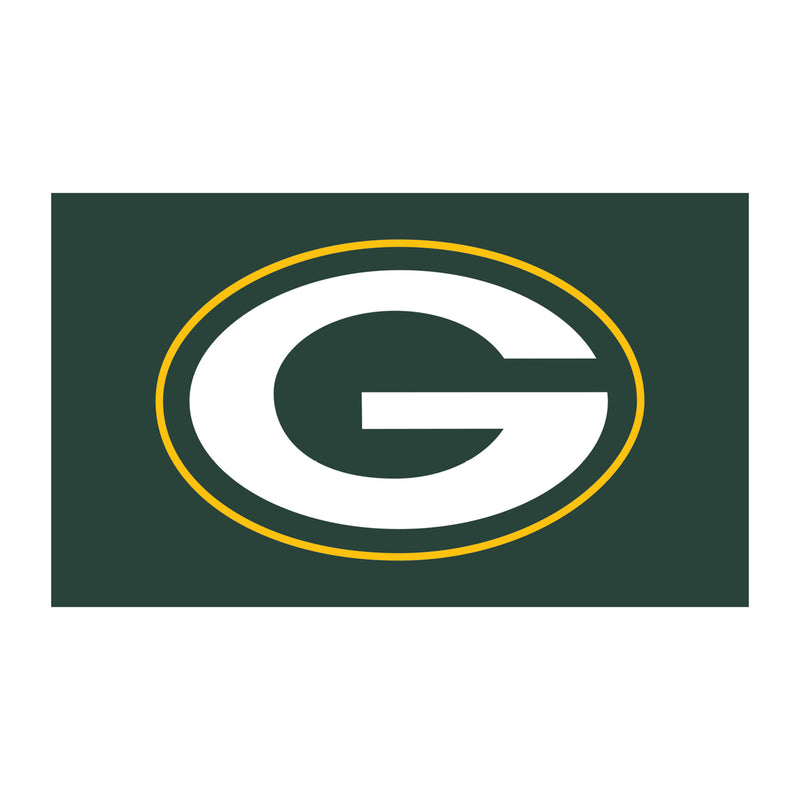 Full Color PVC Mat, 16" x 28", Green Bay Packers