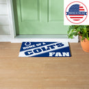 Indianapolis Colts, PVC Mat COLOR, Home of a Fan