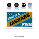 Jacksonville Jaguars, PVC Mat COLOR, Home of a Fan