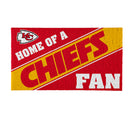 Kansas City Chiefs, PVC Mat COLOR, Home of a Fan