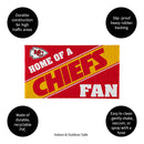 Kansas City Chiefs, PVC Mat COLOR, Home of a Fan