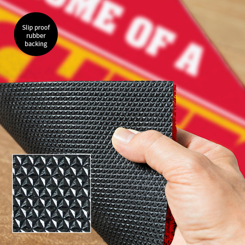 Kansas City Chiefs, PVC Mat COLOR, Home of a Fan