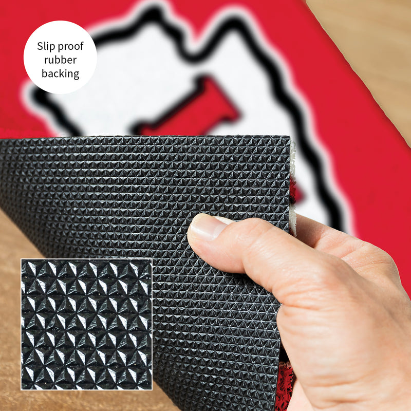 Full Color PVC Mat, 16" x 28", Kansas City Chiefs