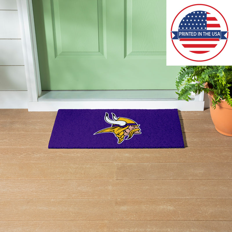 Full Color PVC Mat, 16" x 28", Minnesota Vikings