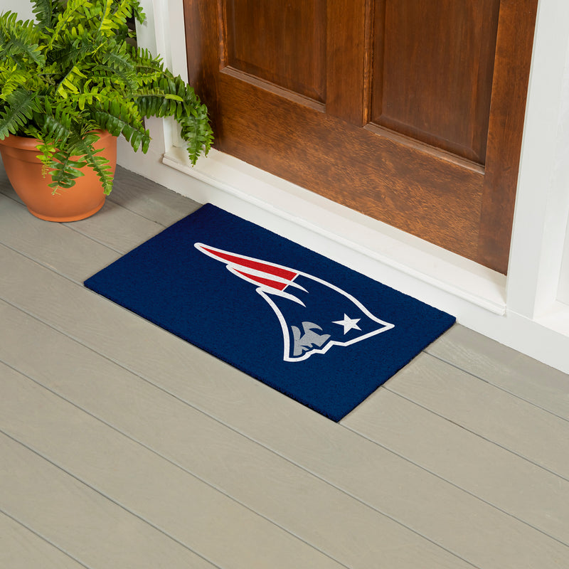 Full Color PVC Mat, 16" x 28", New England Patriots