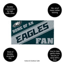 Philadelphia Eagles, PVC Mat COLOR, Home of a Fan