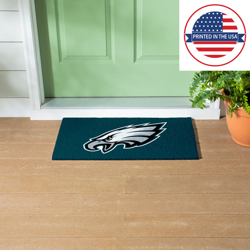 Full Color PVC Mat, 16" x 28", Philadelphia Eagles