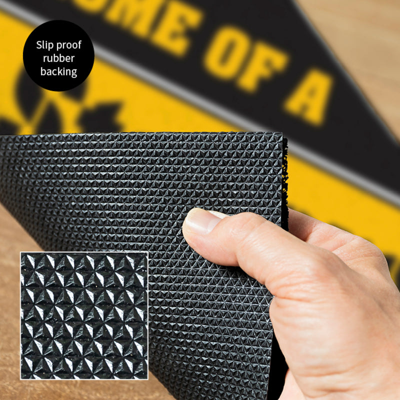 Pittsburgh Steelers, PVC Mat COLOR, Home of a Fan