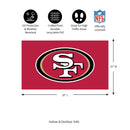 Full Color PVC Mat, 16" x 28", San Francisco 49ers
