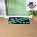 Seattle Seahawks, PVC Mat COLOR, Home of a Fan