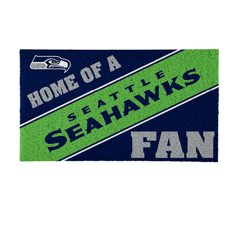 Seattle Seahawks, PVC Mat COLOR, Home of a Fan