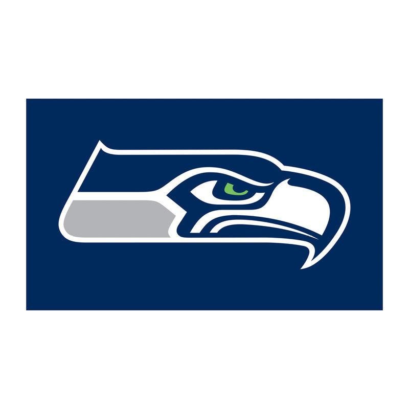 Full Color PVC Mat, 16" x 28", Seattle Seahawks