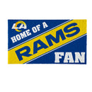 Los Angeles Rams, PVC Mat COLOR, Home of a Fan