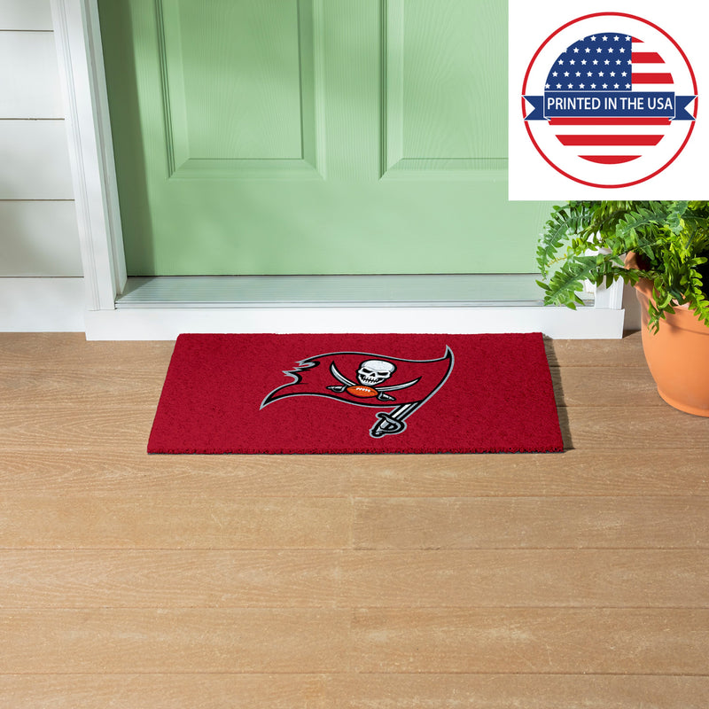 Full Color PVC Mat, 16" x 28", Tampa Bay Buccaneers