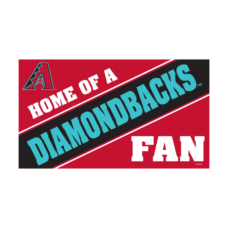 Arizona Diamondbacks PVC Mat COLOR Home of a Fan
