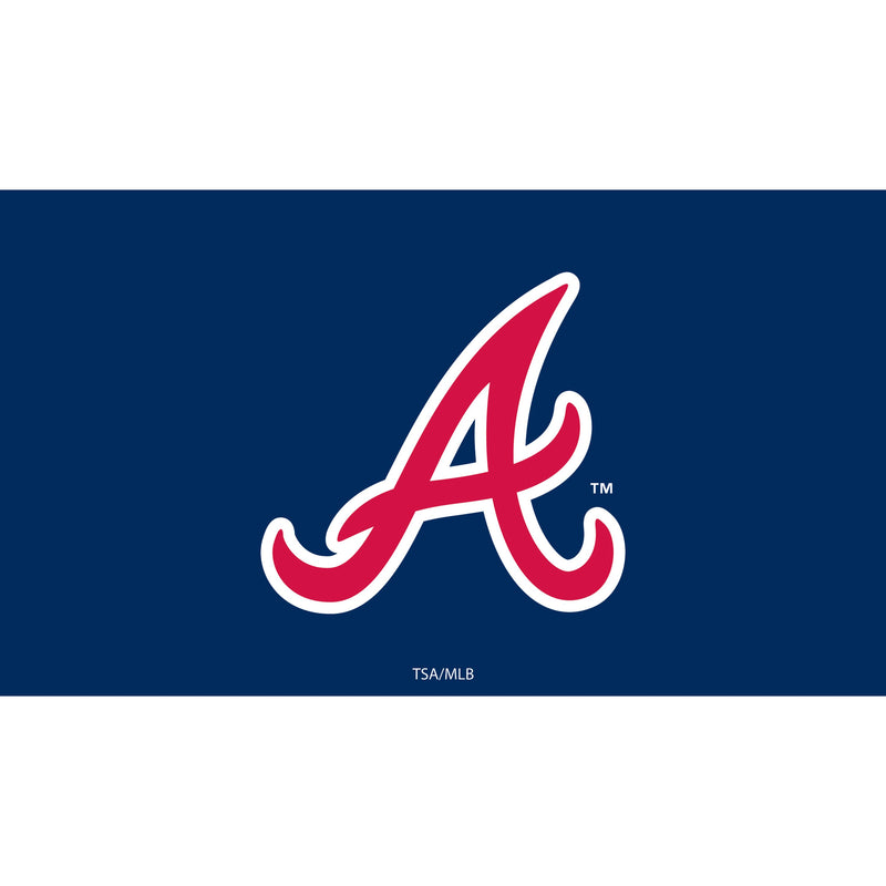 Atlanta Braves Full Color PVC Mat 16" x 28"