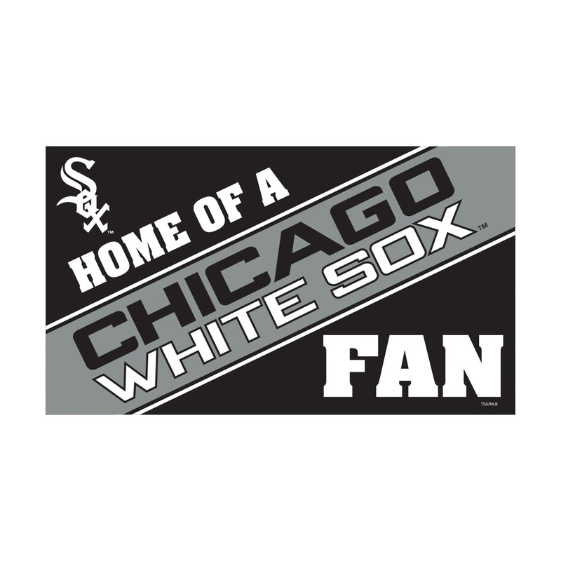 Chicago White Sox PVC Mat COLOR Home of a Fan