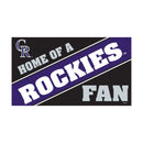Colorado Rockies PVC Mat COLOR Home of a Fan
