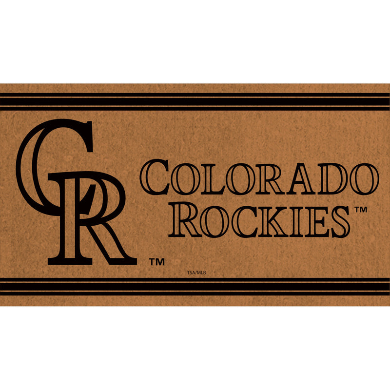 Colorado Rockies Coir Mat 1C