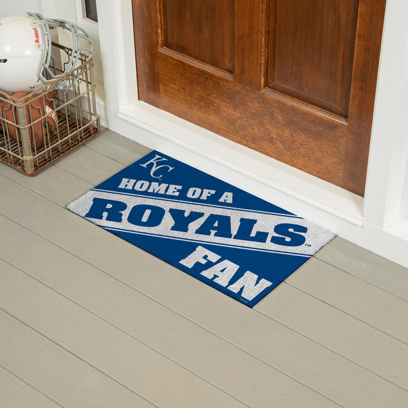 Kansas City Royals PVC Mat COLOR Home of a Fan