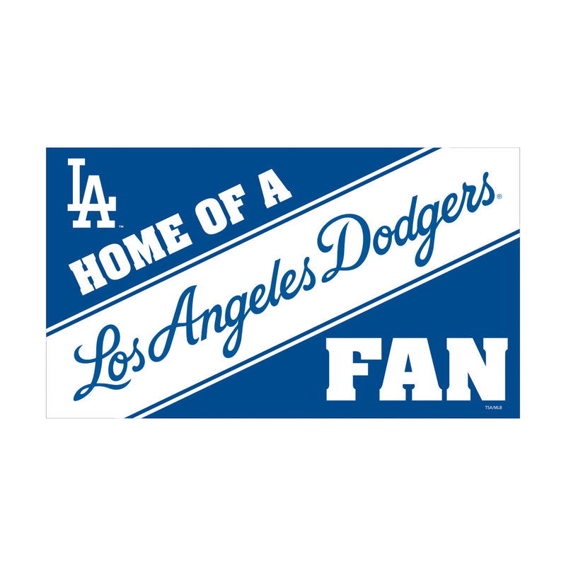 Los Angeles Dodgers PVC Mat COLOR Home of a Fan