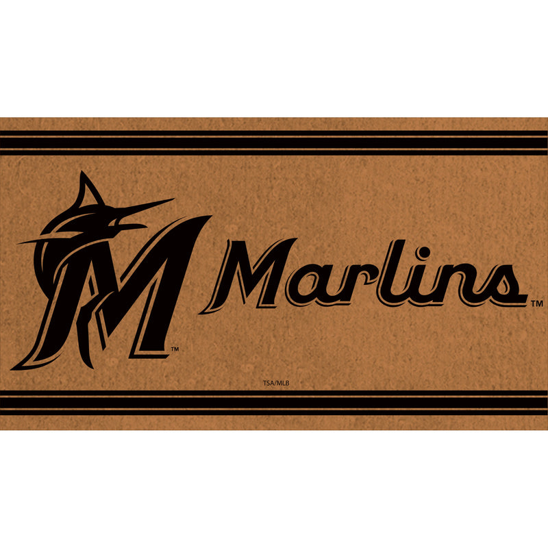 Miami Marlins Coir Mat 1C