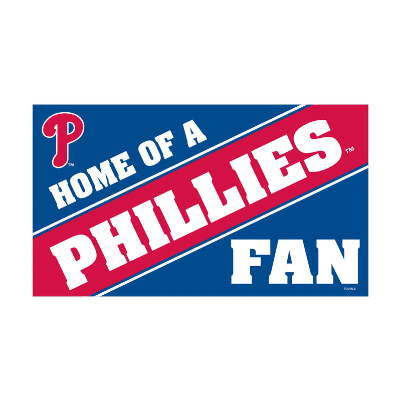 Philadelphia Phillies PVC Mat COLOR Home of a Fan