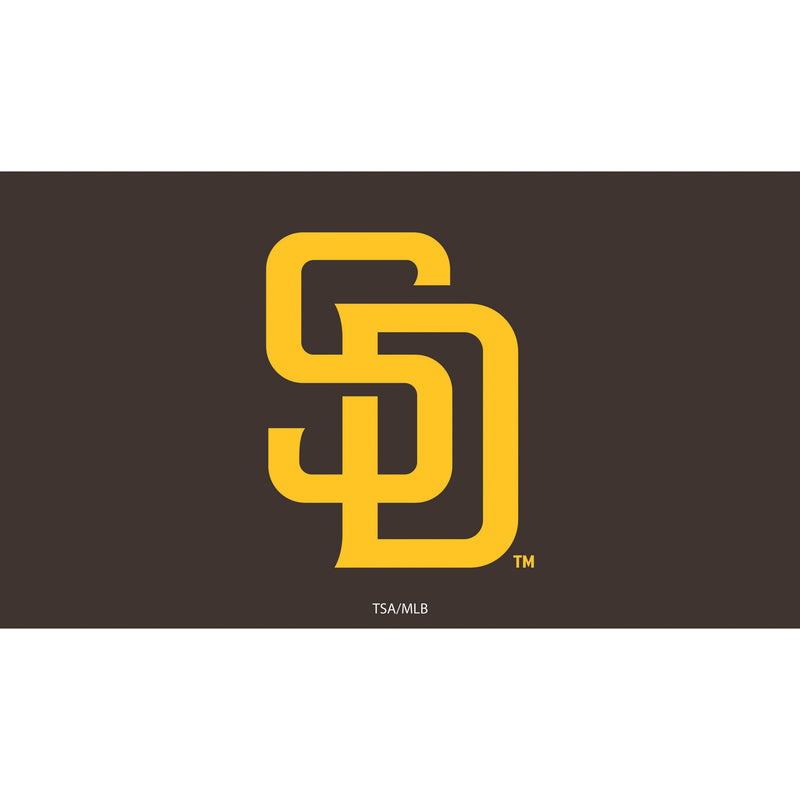 San Diego Padres Full Color PVC Mat 16" x 28"