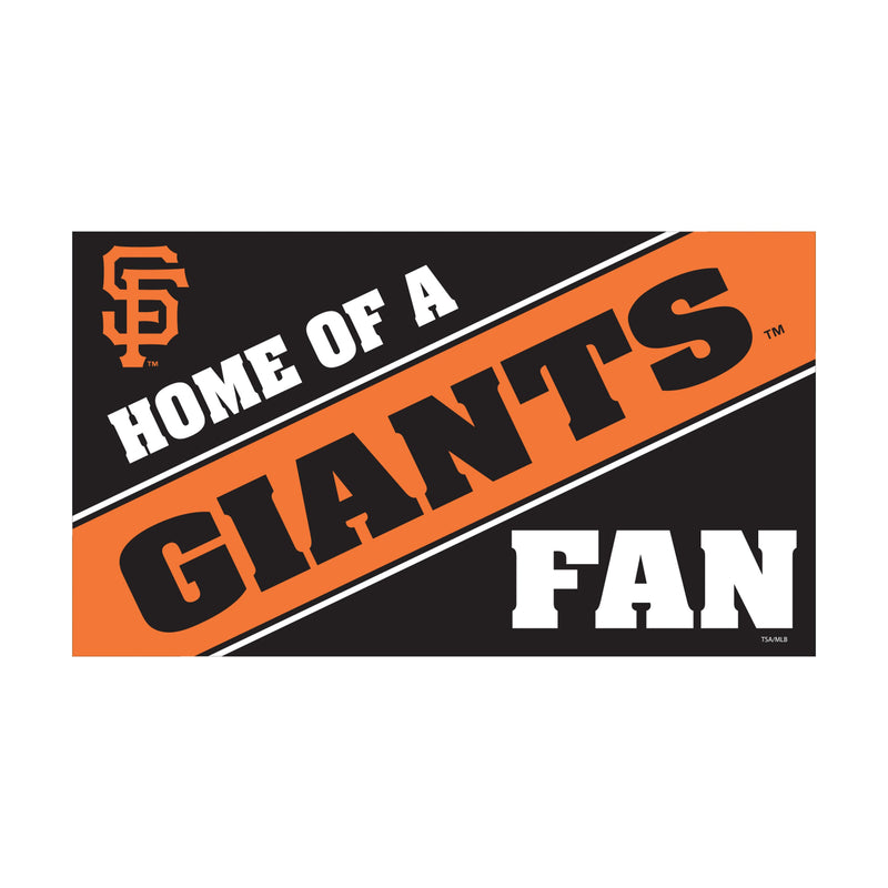 San Francisco Giants PVC Mat COLOR Home of a Fan