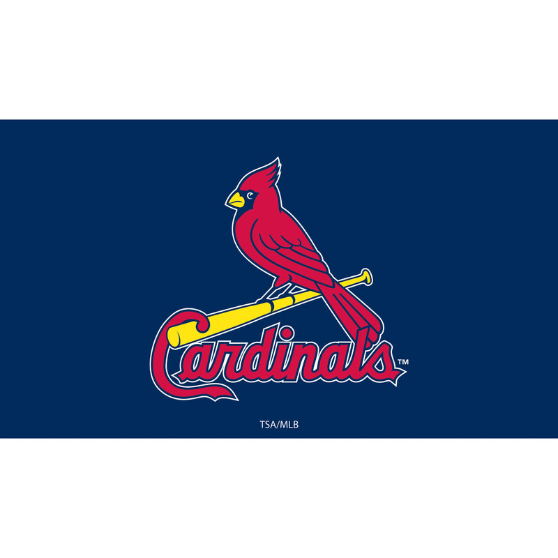 St Louis Cardinals Full Color PVC Mat 16" x 28"