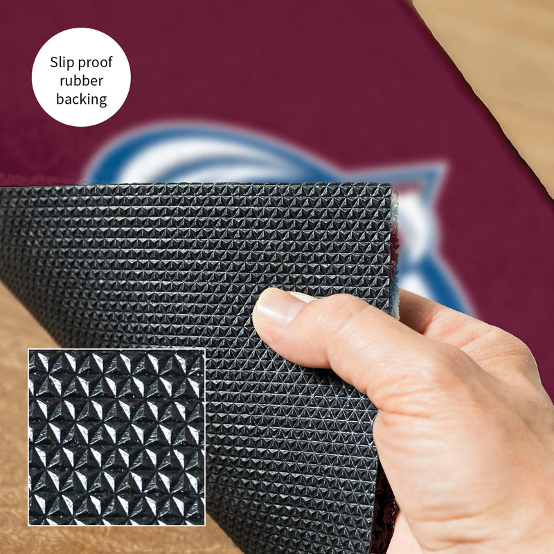 Full Color PVC Mat, 16" x 28", Colorado Avalanche