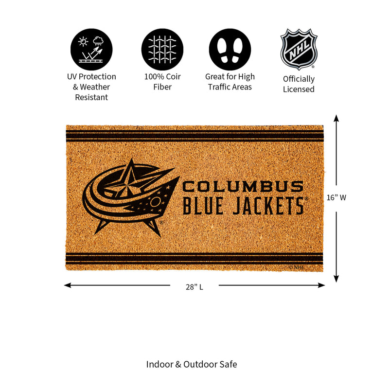 Columbus Blue Jackets, Coir Mat 1C